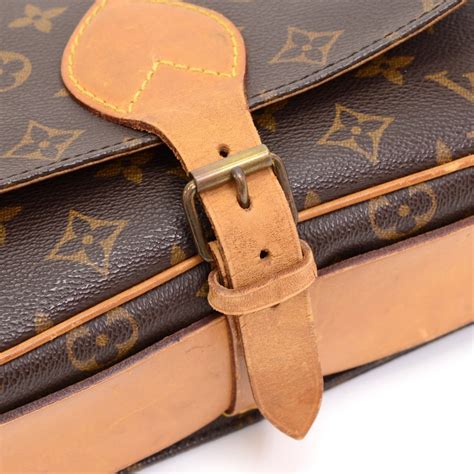 louis vuitton monogram canvas cartouchiere mm bag